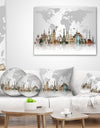 Famous Monuments Across World - Canvas Art Print