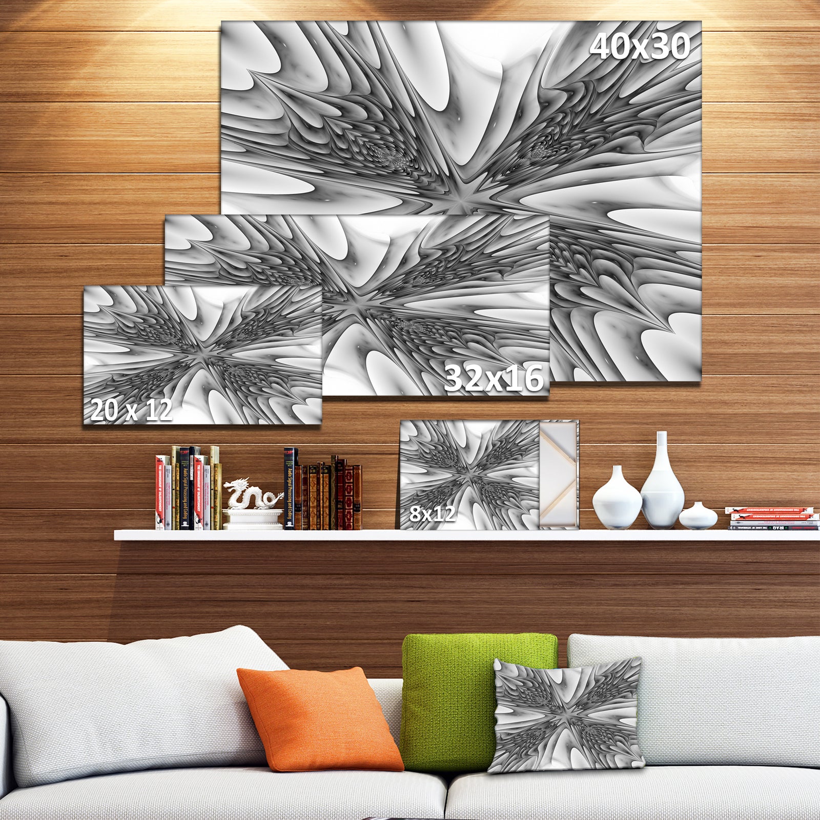 Fractal 3D Magical Depth - Contemporary Canvas Art Print