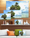 Tree Island in Summer - Landscape Photography Canvas Print