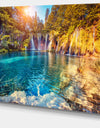 Turquoise Water and Sunny Beams - Landscape Photography Canvas Print