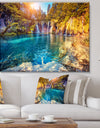 Turquoise Water and Sunny Beams - Landscape Photography Canvas Print