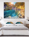 Turquoise Water and Sunny Beams - Landscape Photography Canvas Print