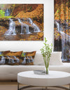 Dniester Canyon Spring Waterfalls - Landscape Photo Canvas Print