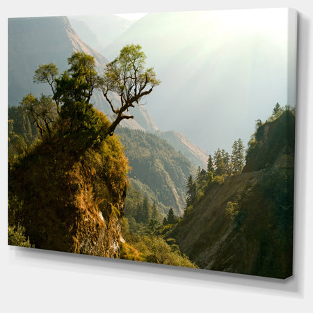 Enchanted Nepal Mountains - Landscape Photography Canvas Print