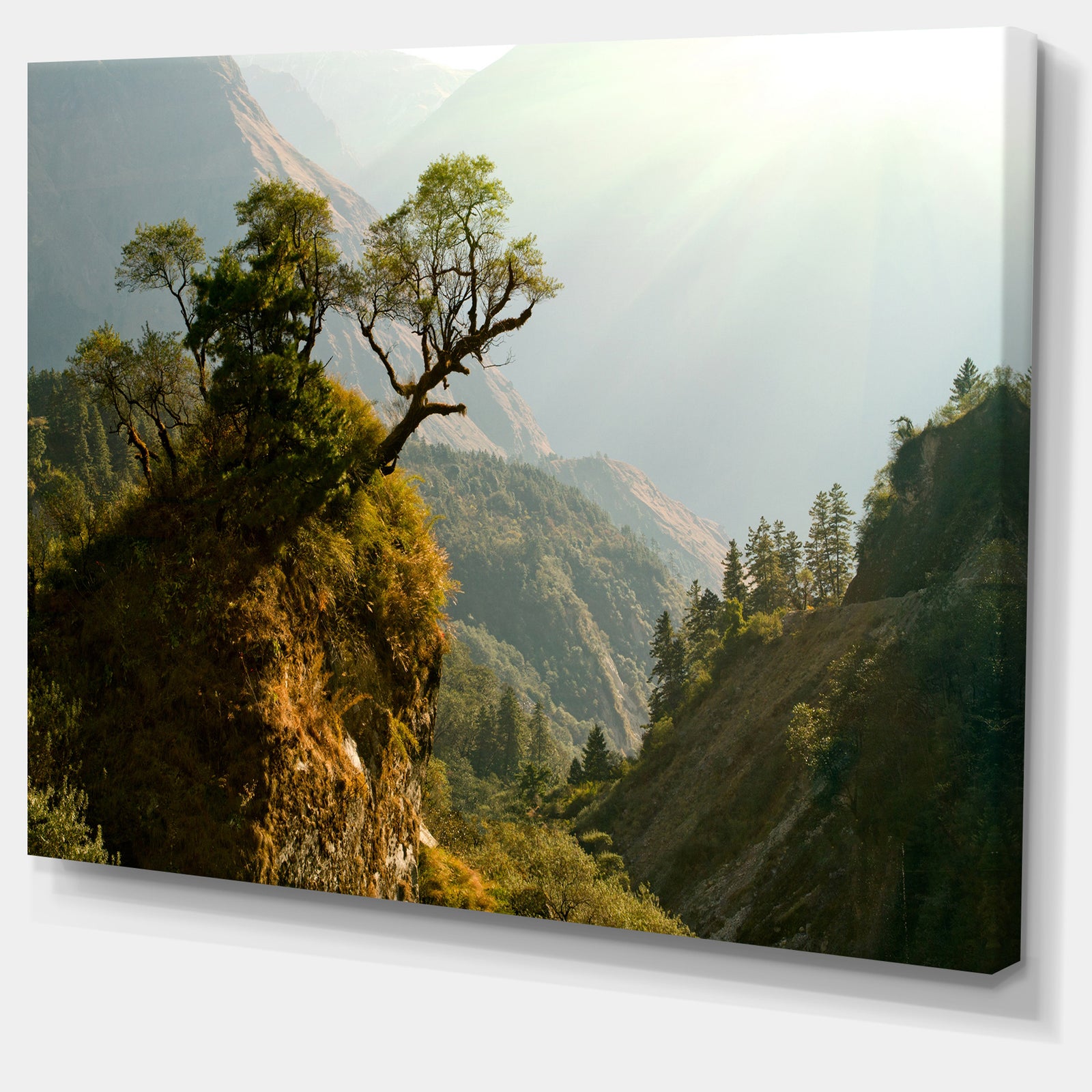 Enchanted Nepal Mountains - Landscape Photography Canvas Print