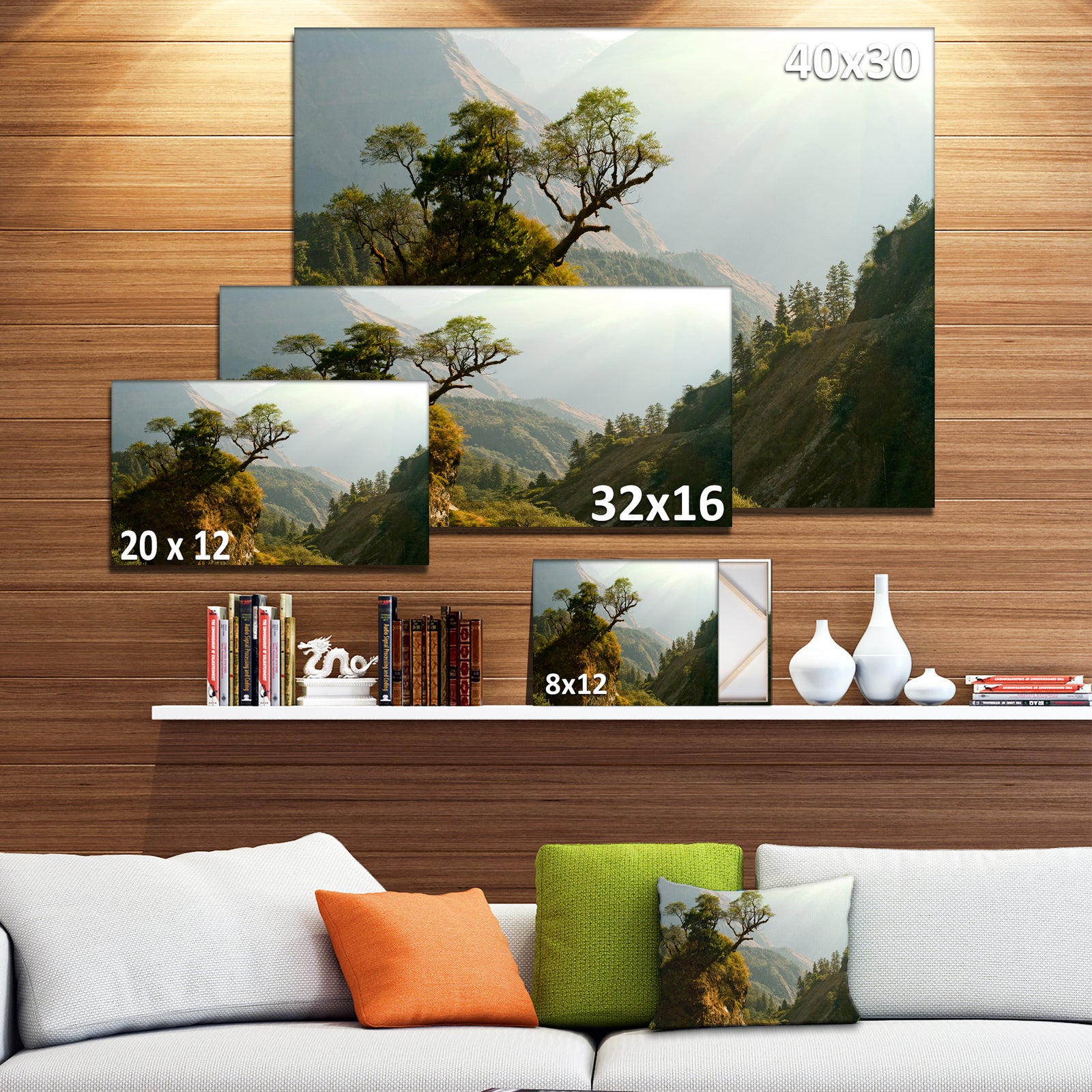 Enchanted Nepal Mountains - Landscape Photography Canvas Print