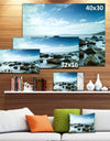 Sleeping Sea Under Blue Sky - Landscape Photo Canvas Art Print