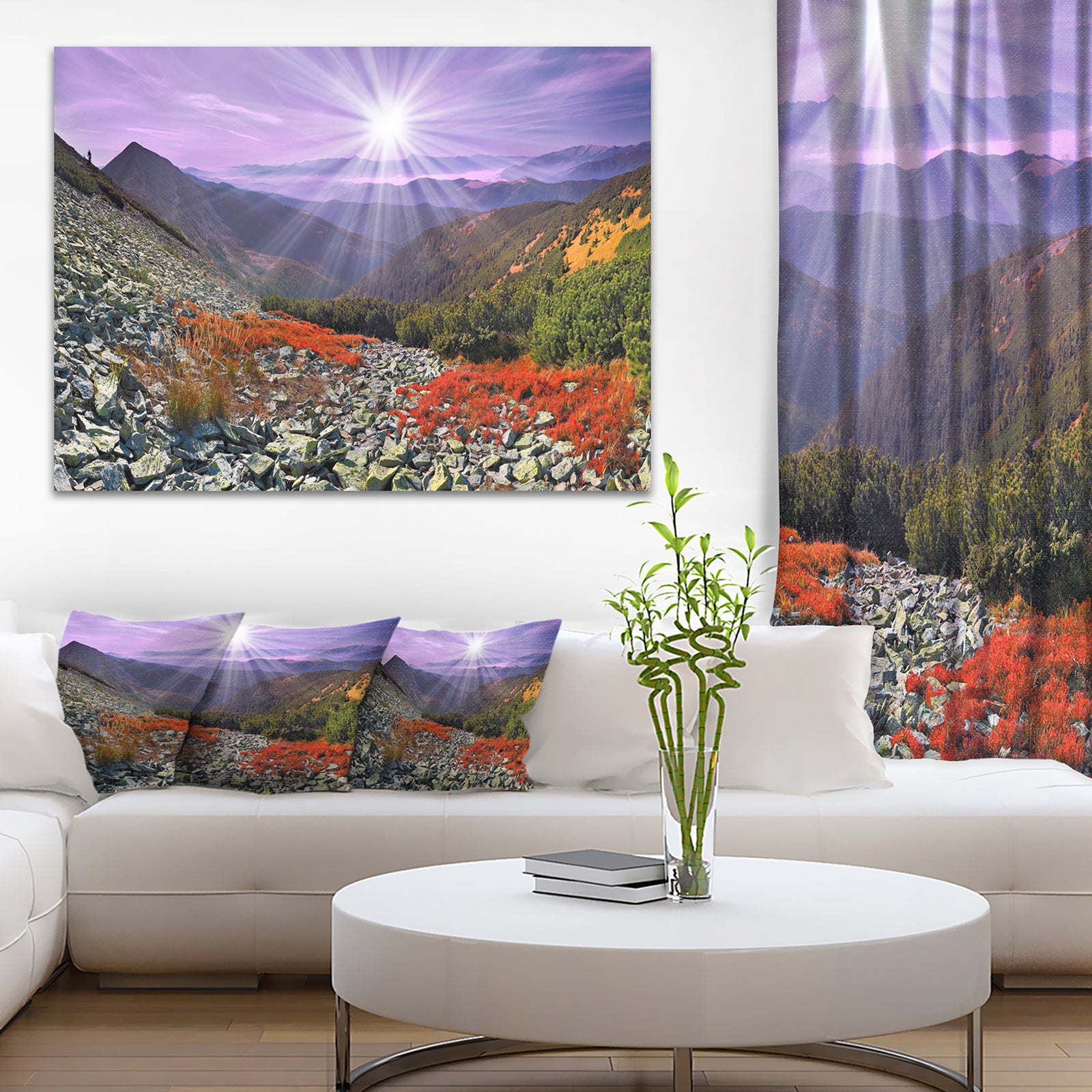 Rocky and Colorful Carpathian - Landscape Photo Canvas Art Print