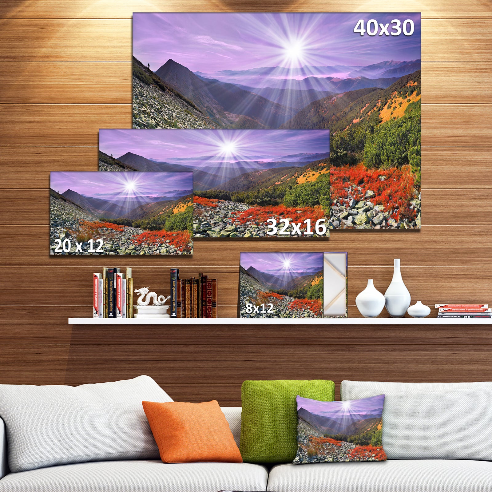 Rocky and Colorful Carpathian - Landscape Photo Canvas Art Print