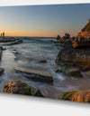 Sydney Sunrise Over Seashore - Seashore Canvas Wall Artwork