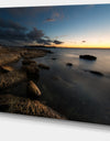 Dark Sydney Coastline - Seashore Canvas Wall Artwork