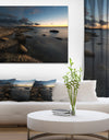 Dark Sydney Coastline - Seashore Canvas Wall Artwork