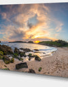 Sydney Seashore during Sunset - Seashore Canvas Wall Artwork