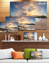 Sydney Seashore during Sunset - Seashore Canvas Wall Artwork