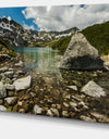 Pond in Five Lakes Valley - Landscape Art Print Canvas