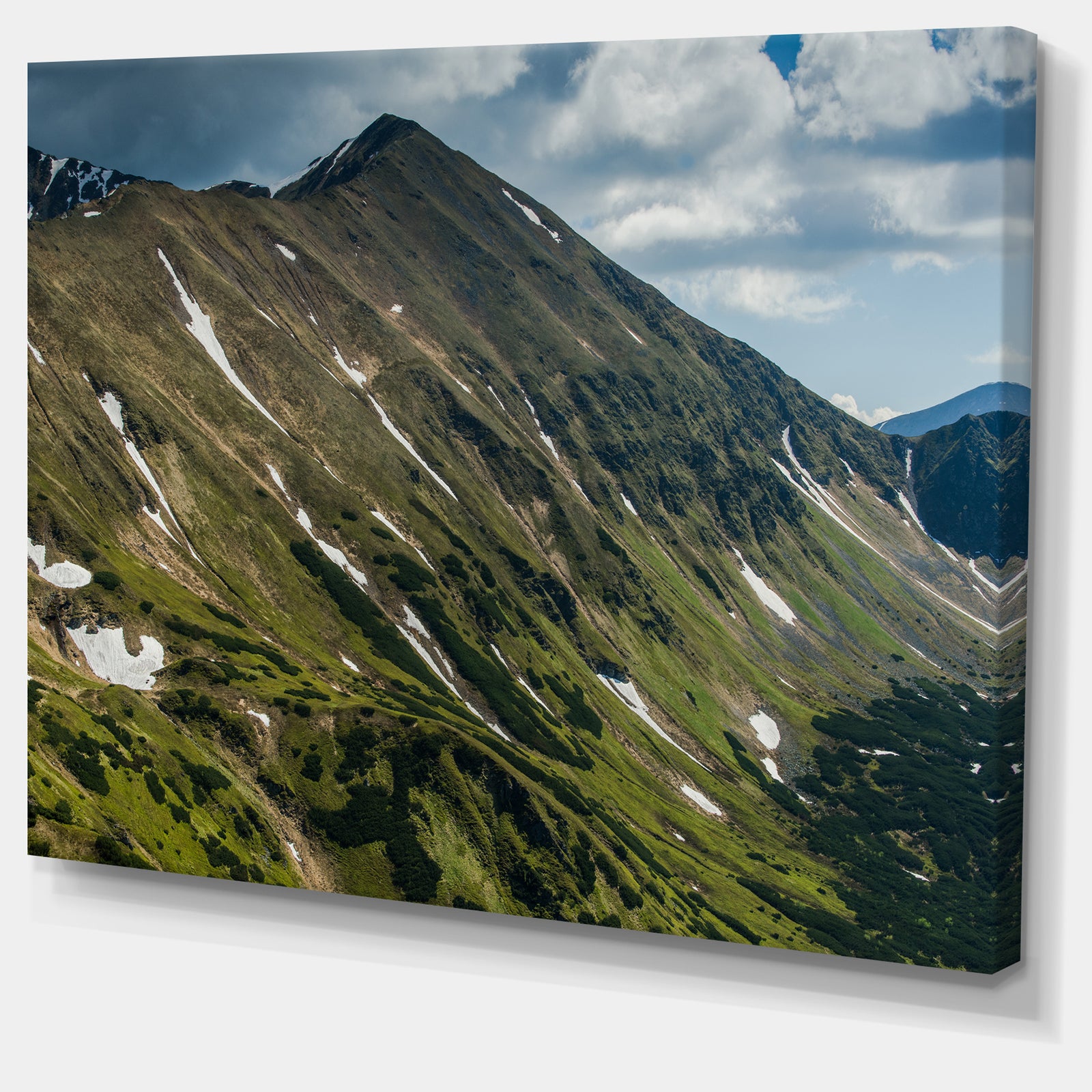 Tatra Mountains Panoramic View - Landscape Art Print Canvas