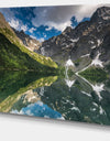 Reflection of Mountain Peaks - Landscape Art Print Canvas