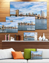 Summer Day Brooklyn Bridge - Cityscape Canvas print