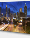 Atlanta Skyline Twilight Blue Hour - Cityscape Canvas print