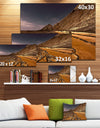 Brown Rocky Coast Portugal - Cityscape Canvas print