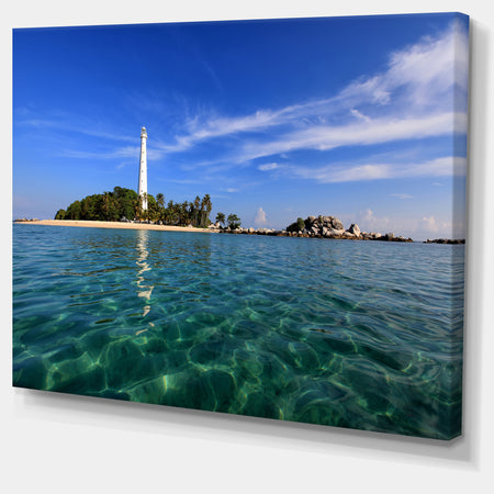 Lengkuas Island Indonesia - Seashore Canvas Wall Artwork