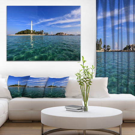 Lengkuas Island Indonesia - Seashore Canvas Wall Artwork