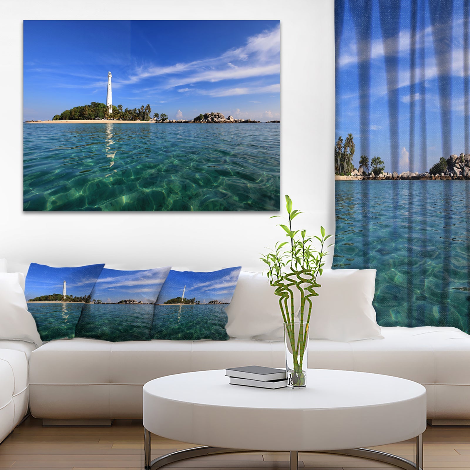 Lengkuas Island Indonesia - Seashore Canvas Wall Artwork