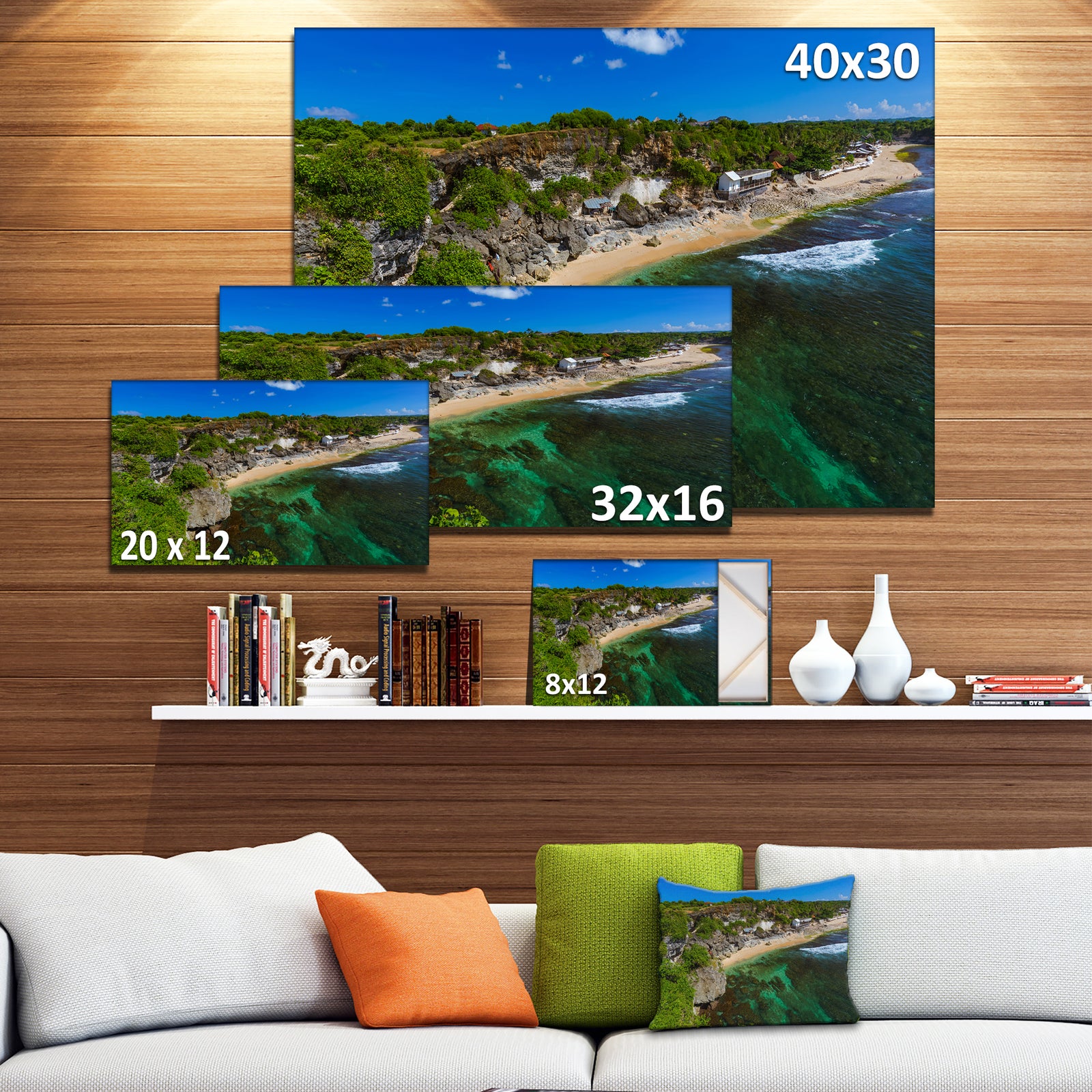 Balangan Beach - Bali Indonesia - Seashore Canvas Wall Artwork