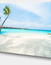Tropical Maldives Island - Seashore Canvas Wall Artwork
