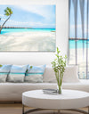 Tropical Maldives Island - Seashore Canvas Wall Artwork