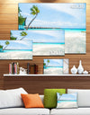 Tropical Maldives Island - Seashore Canvas Wall Artwork