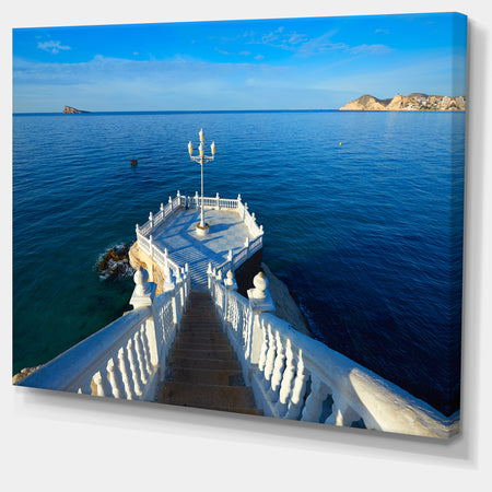 Benidorm Mirador Del Castillo Lookout Point - Seashore Canvas Wall Artwork