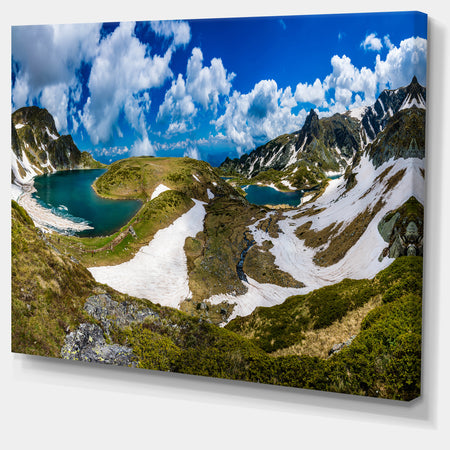 Seven Rila Lakes in Bulgaria - Landscape Art Print Canvas