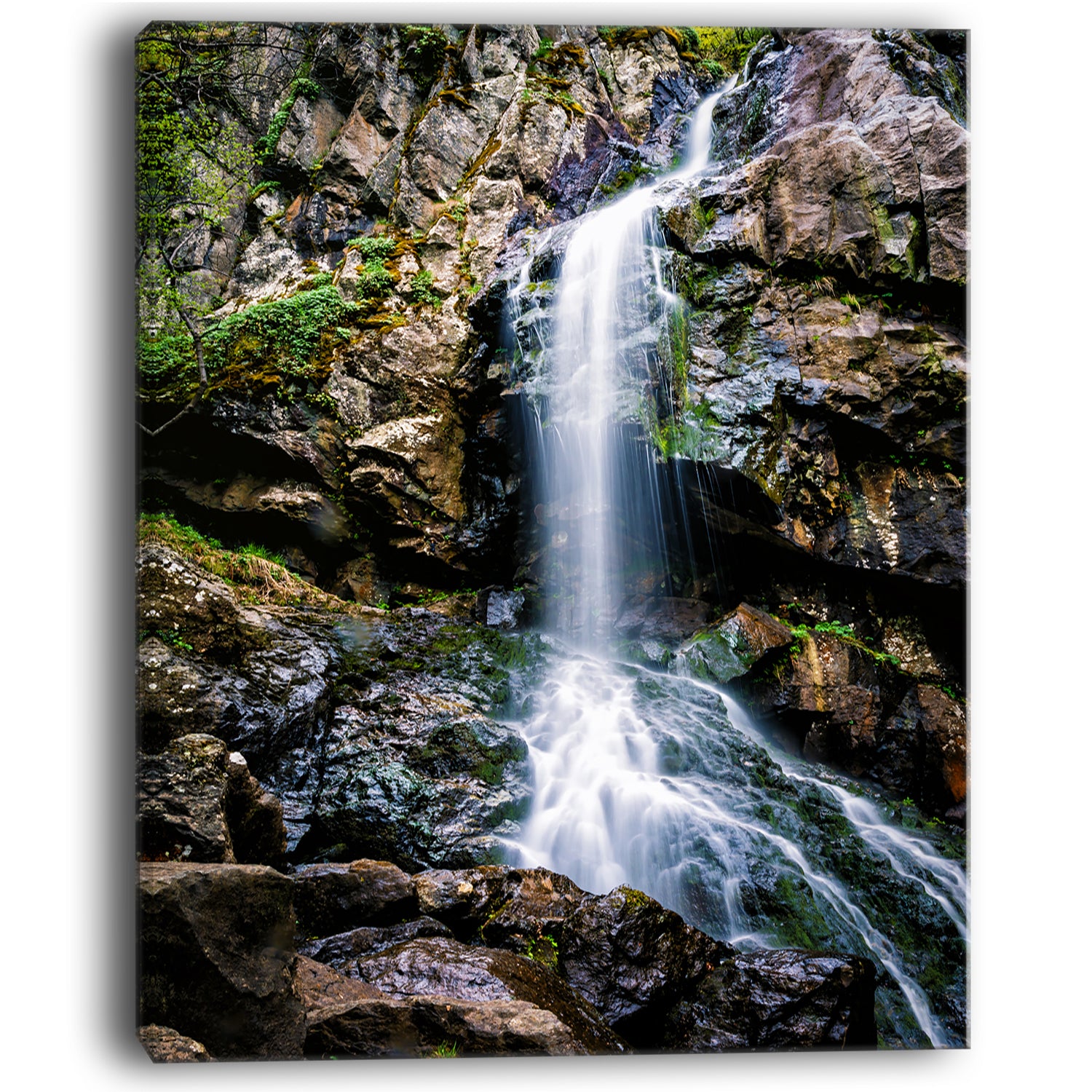Waterfall in Sofia Bulgaria - Landscape Art Print Canvas