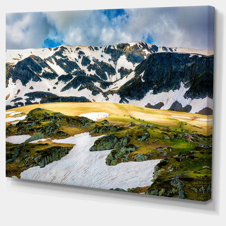 Rila lakes and Mountains in Bulgaria - Landscape Art Print Canvas