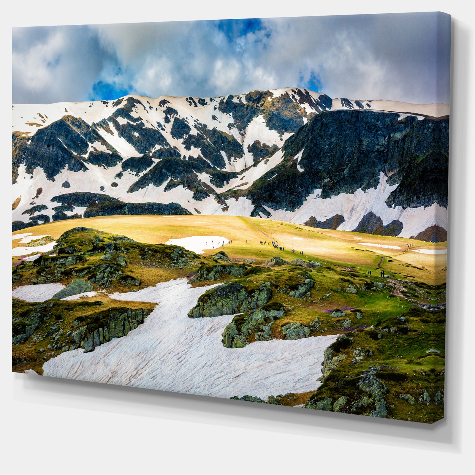 Rila lakes and Mountains in Bulgaria - Landscape Art Print Canvas