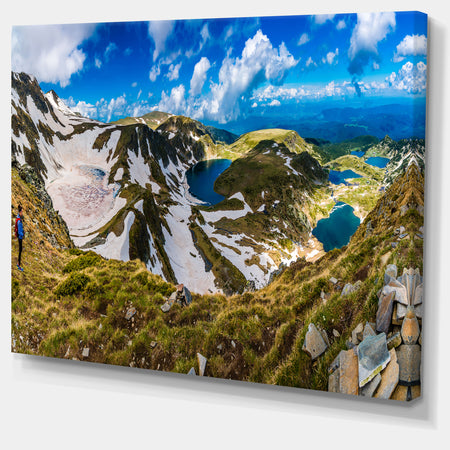 Clouds Over Seven Rila Lakes - Landscape Art Print Canvas