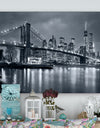 Panorama New York City at Night - Cityscape Canvas print