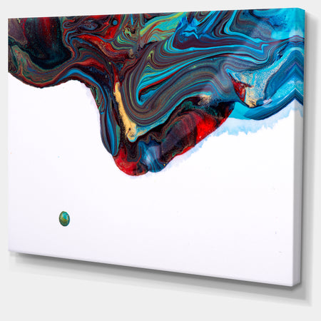 Multi-Color Abstract Acrylic Paint Mix - Abstract Art on Canvas