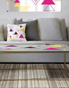 Triangular Spacy Spheres 2 - Metal Modern Coffee Table