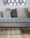 Gold Diamonds In Stars - Metal Glam Coffee Table