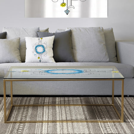 Cardinal Points - Metal Modern Coffee Table