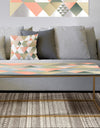 Tropical Mood Pink 1 - Metal Modern Coffee Table