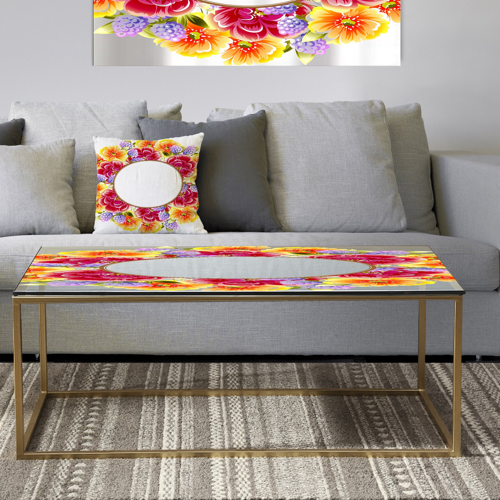 Garland Sweet 2 - Metal Traditional Coffee Table