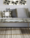 Triangular Diamond Universe 2 - Metal Modern Coffee Table
