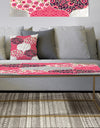 Pink Patchwork - Metal Modern Coffee Table