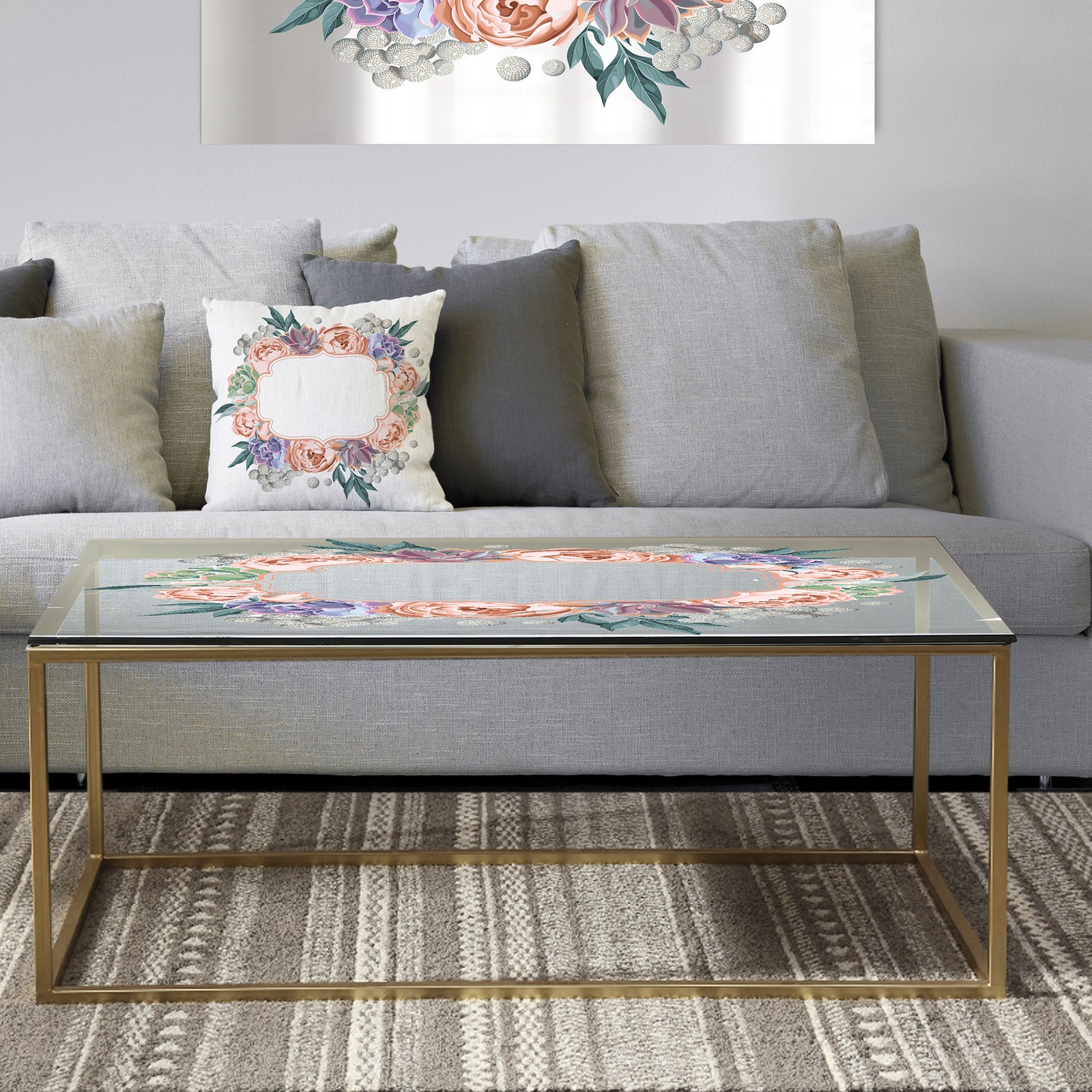 Garland Sweet 9 - Metal Farmhouse Coffee Table