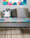 Tropical Mood Blue 10 - Metal Farmhouse Coffee Table