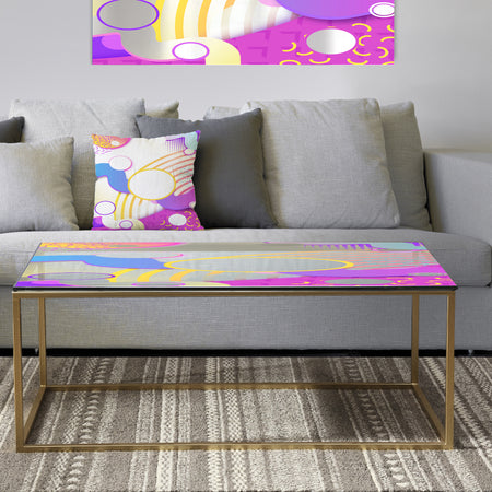 Spacy Dimensions 9 - Metal Modern Coffee Table