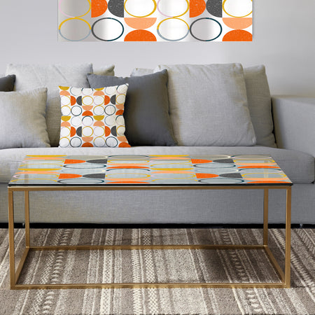 Circular Rhythm 2 - Metal Modern Coffee Table